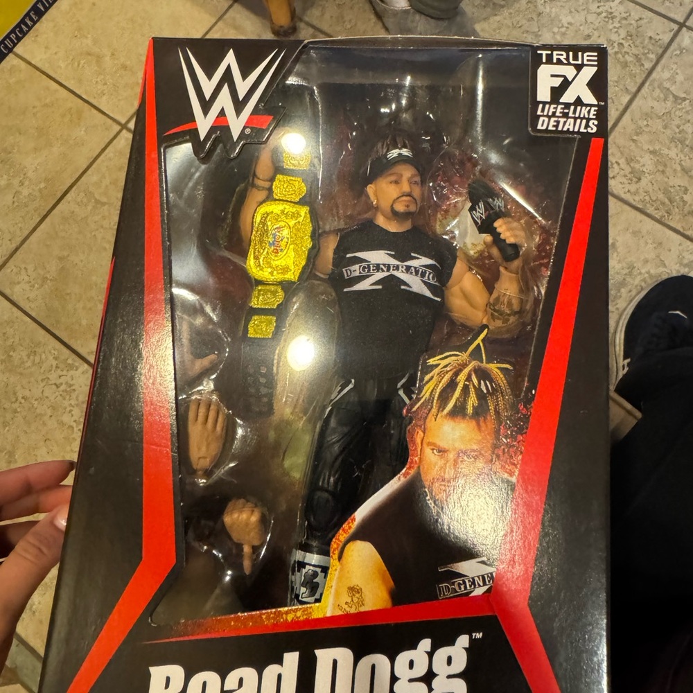 WWE Road Dogg Figure with Black and Gold Gear